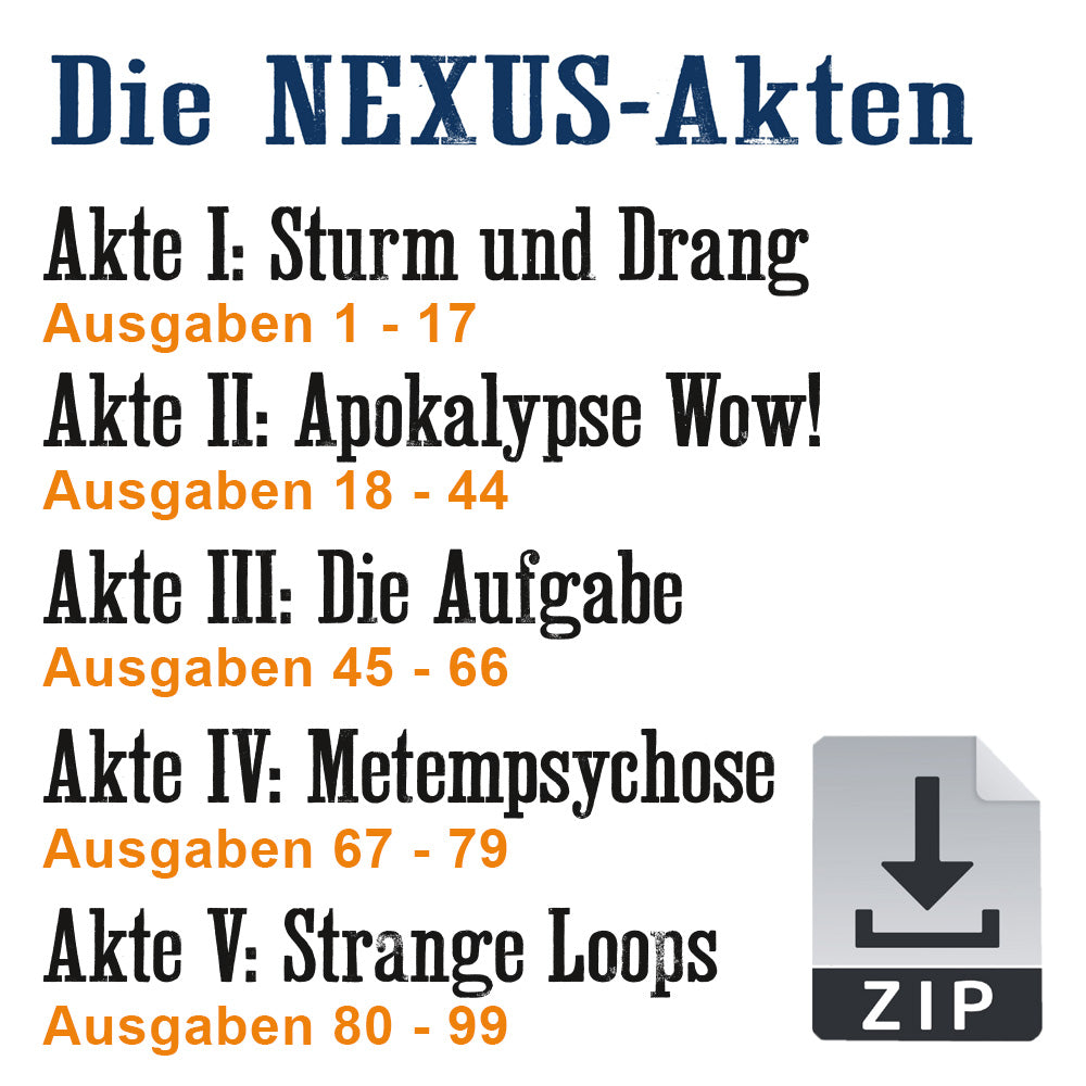 Die NEXUS-Akten - NEXUS-Hefte als E-Paper-Pakete (PDF)