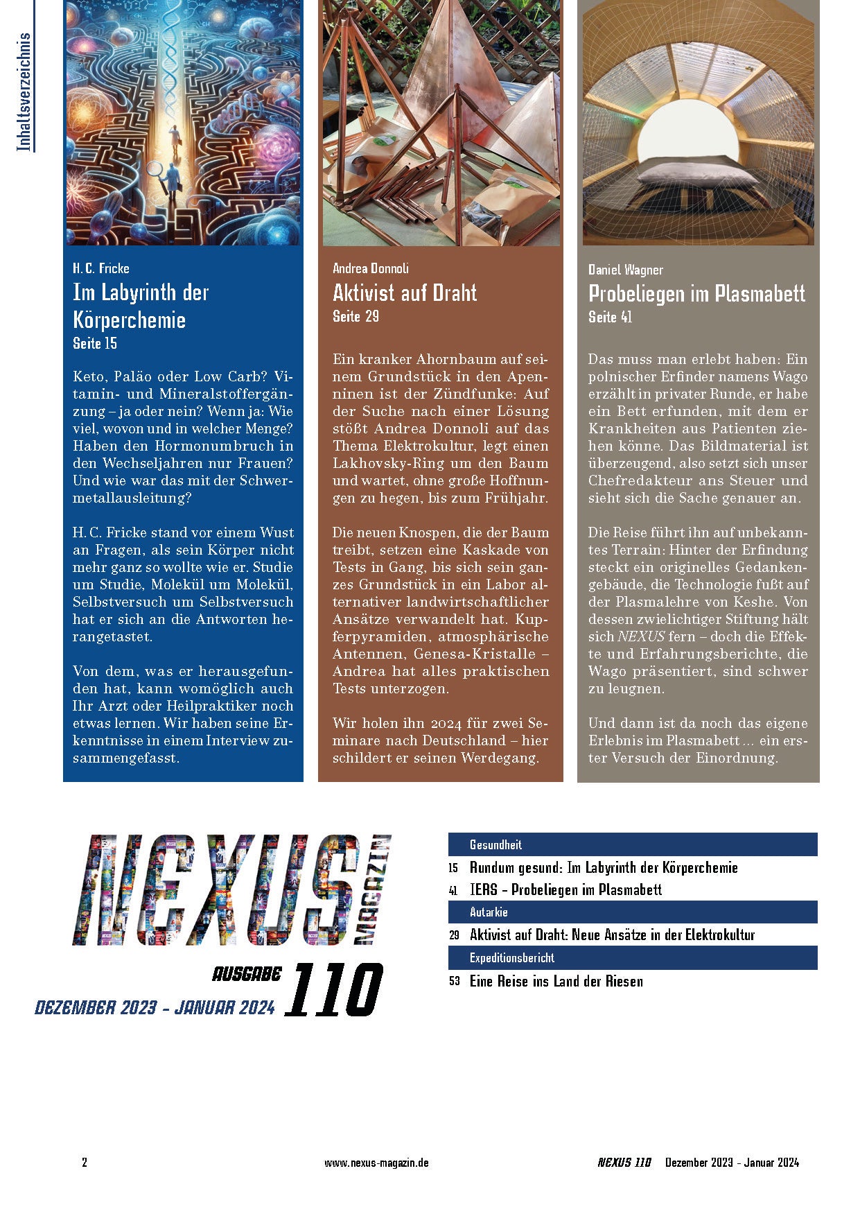 NEXUS-Magazin 110