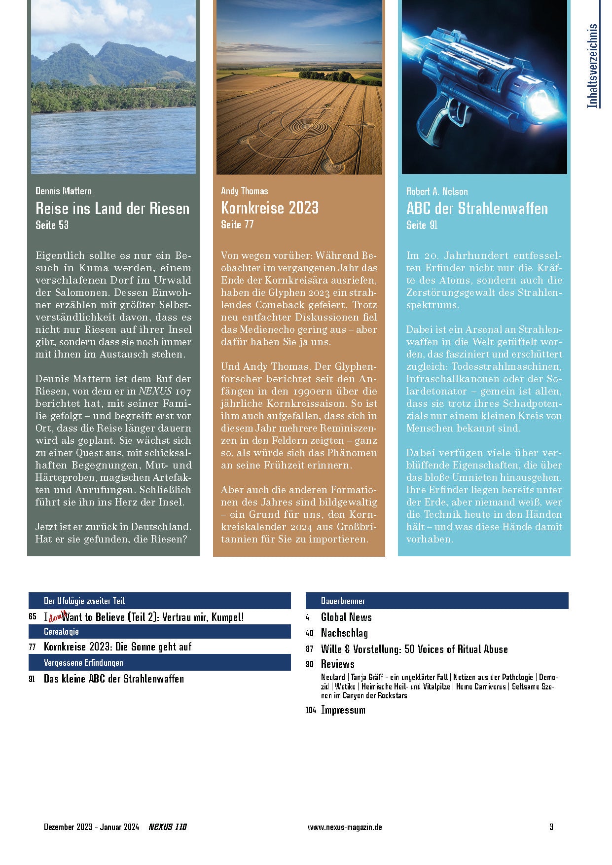 NEXUS-Magazin 110
