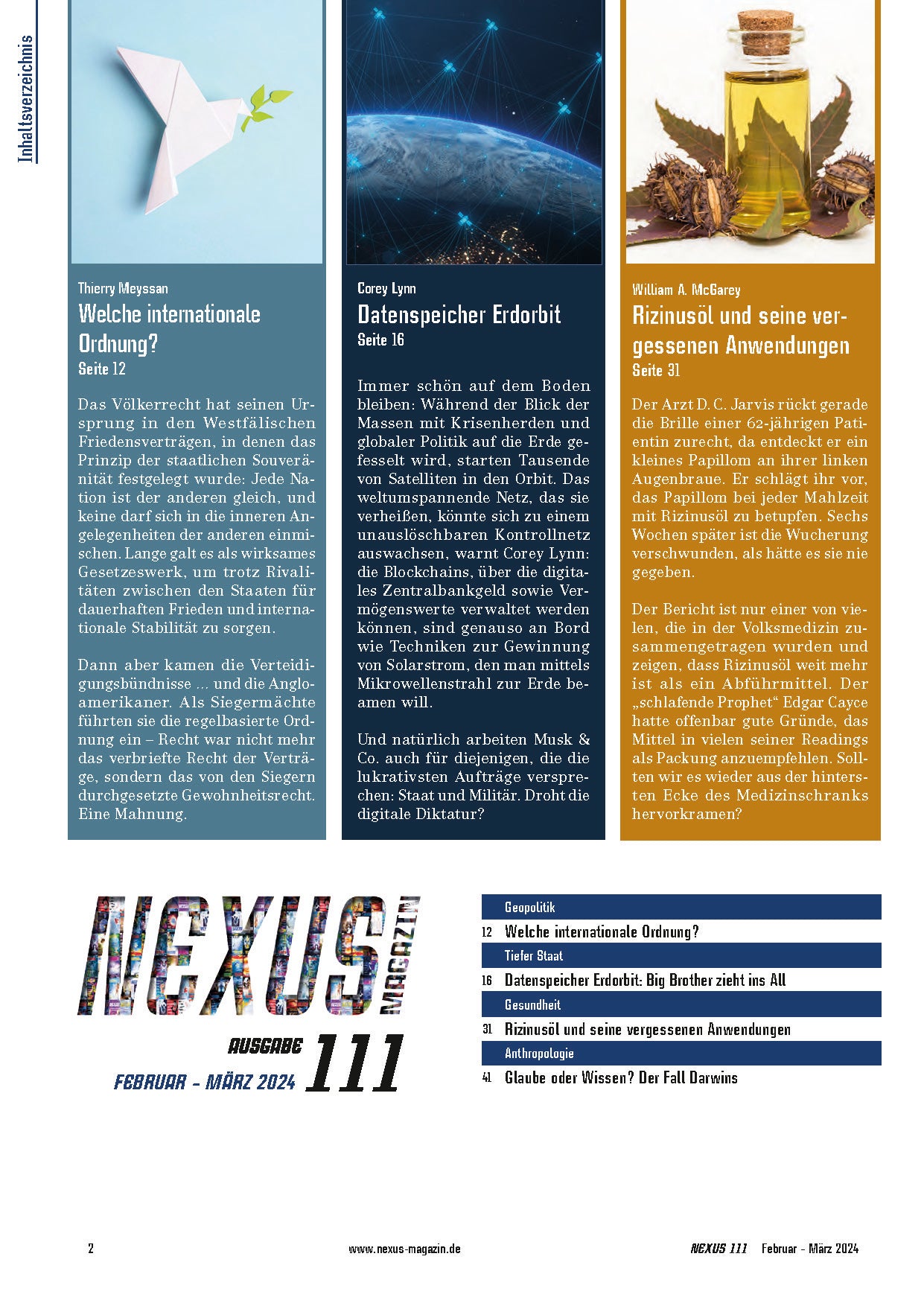 NEXUS-Magazin 111