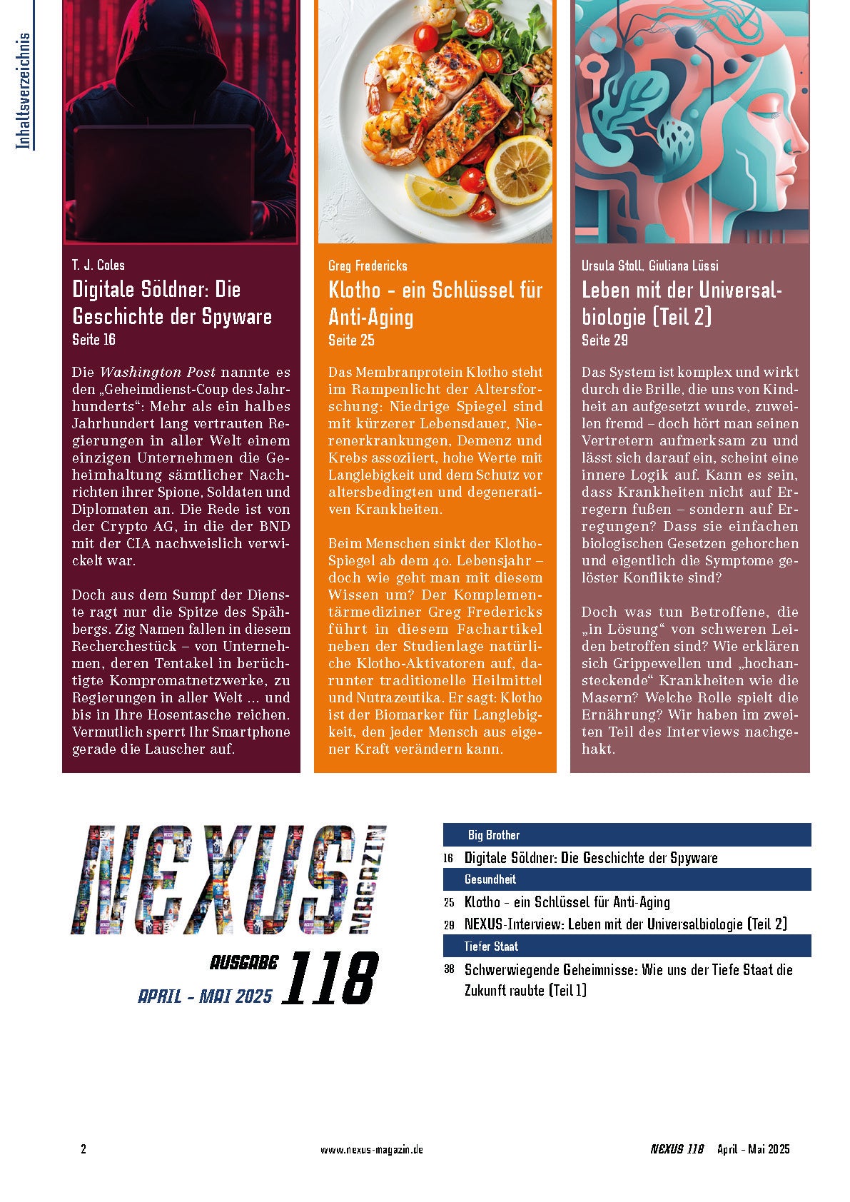 NEXUS-Magazin 118