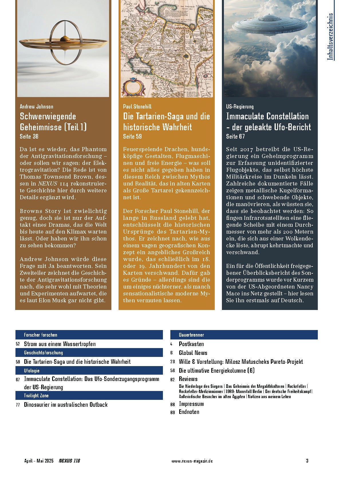 NEXUS-Magazin 118