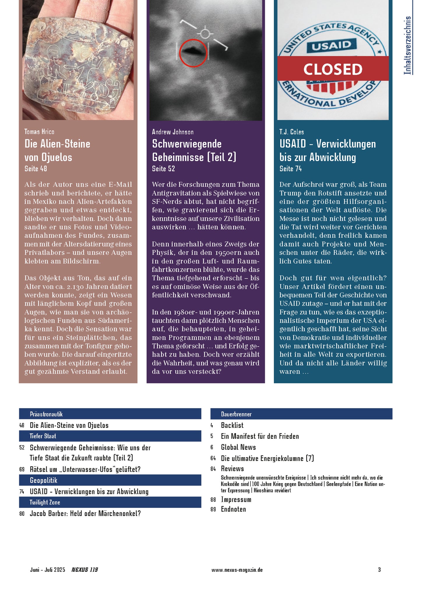 NEXUS-Magazin 119