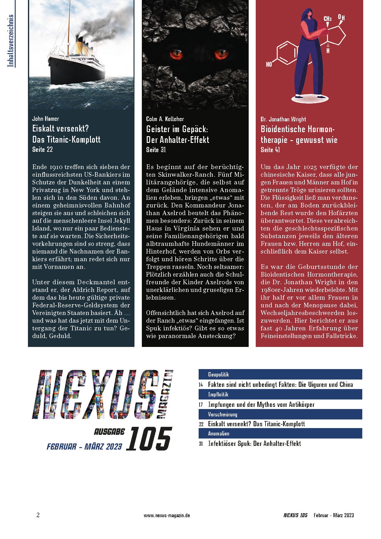NEXUS-Magazin 105