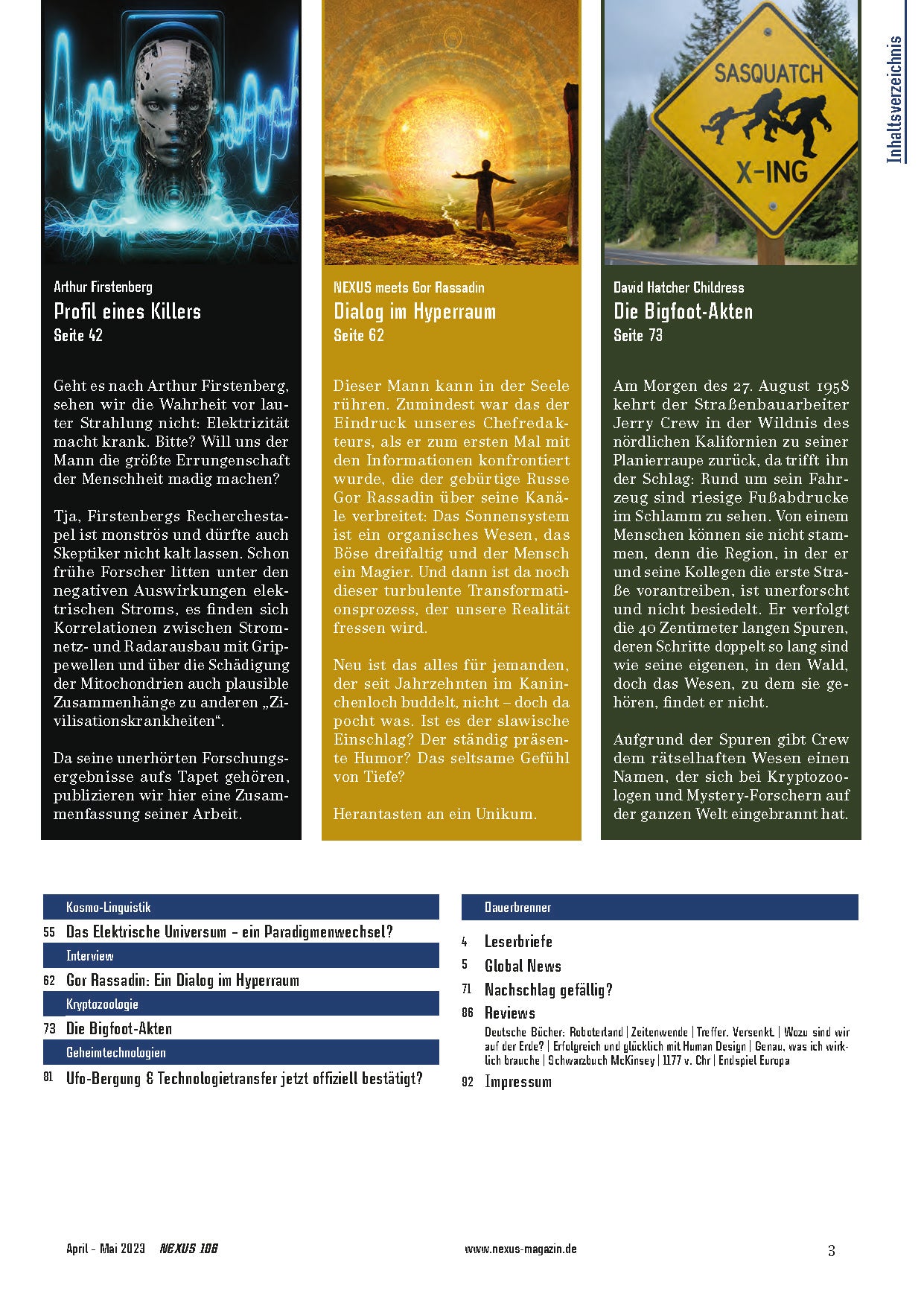NEXUS-Magazin 106