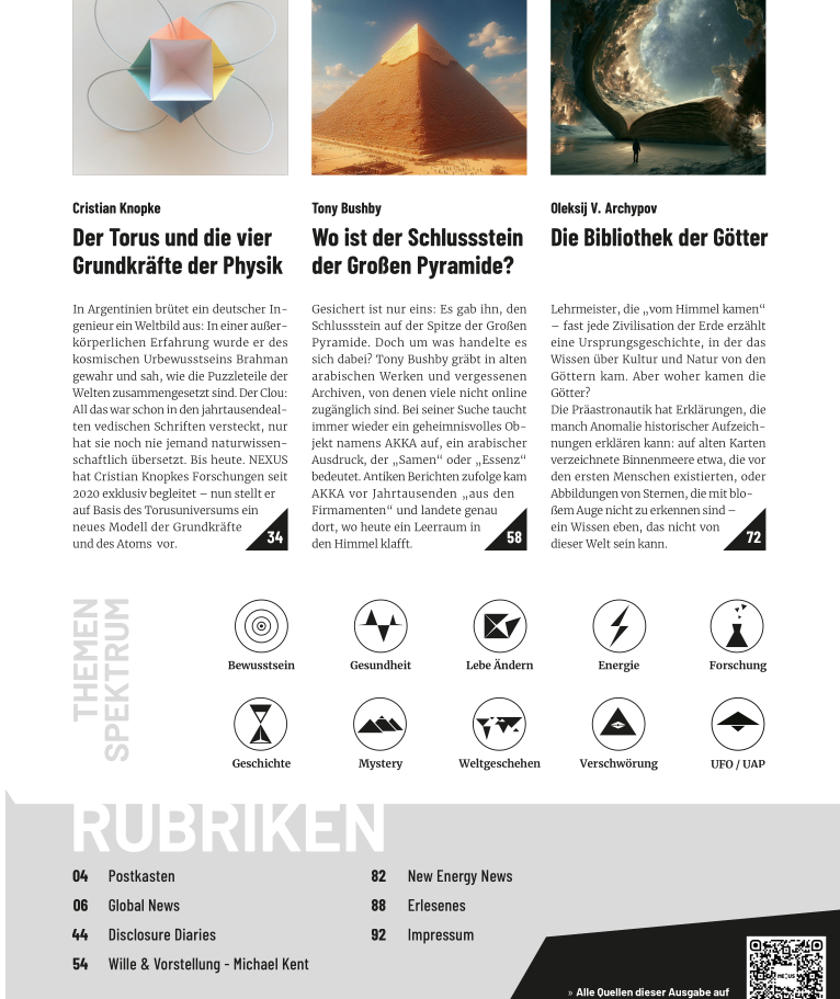 NEXUS-Magazin 126