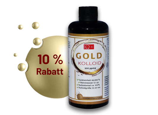 IQ+ Goldkolloid (300 ppmw)