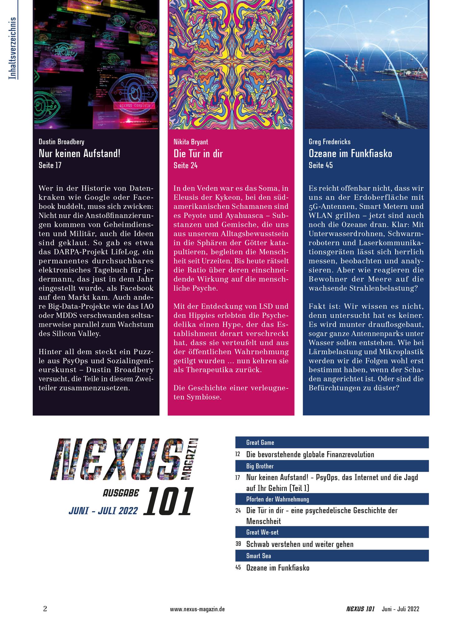 NEXUS-Magazin 101: Leseprobe (Print)